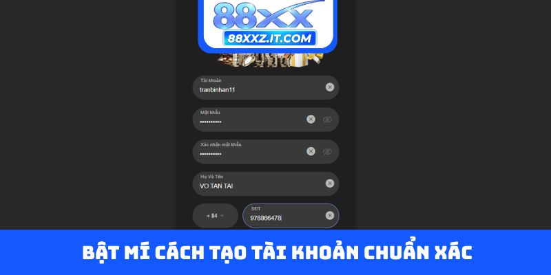 Bật mí cách tạo tài khoản chuẩn xác